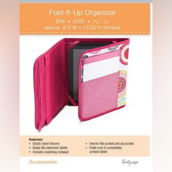 Thirty One Notebook/Tablet Case - Picture 5 of 5